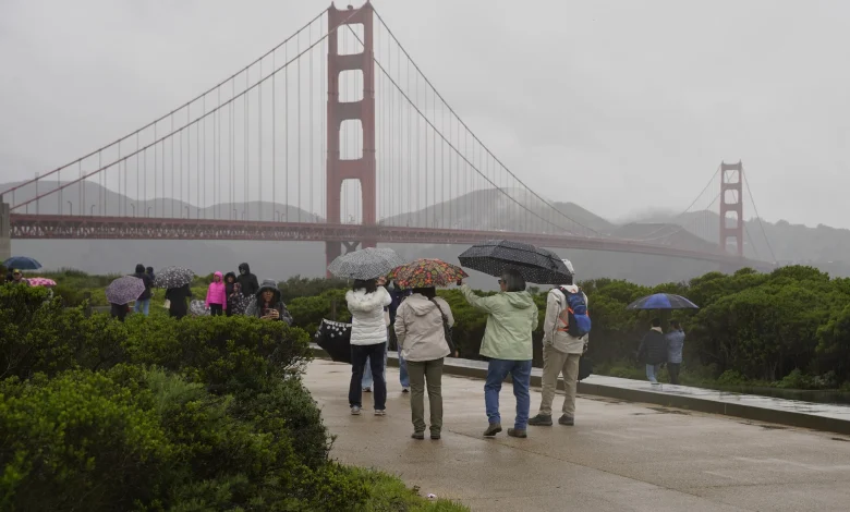 Cold Front Brings Bay Area Rain, Sierra Nevada Snow
