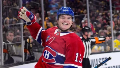 Cole Caufield becomes first Canadiens player to score 50 goals in a season in 36 years