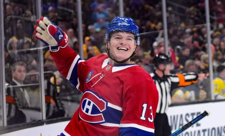 Cole Caufield becomes first Canadiens player to score 50 goals in a season in 36 years