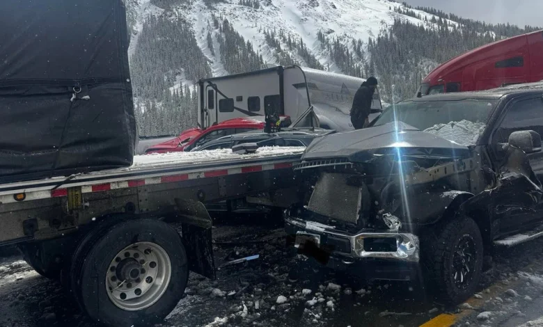 Colorado pileup involving more than 75 crashed vehicles on snowy eastbound I-70 results in major closure