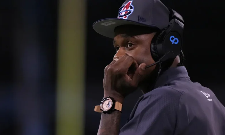 Columbus Aviators coach Ted Ginn Jr. is arrested for DUI in Dallas, one day before a game