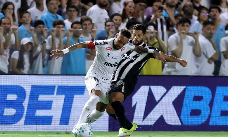 Con un buen partido de Neymar, el Santos le ganó al Mineiro de Eduardo Domínguez en el Brasileirao