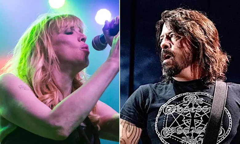 Courtney Love Urges Dave Grohl to "Man Up" and "Just Say We're Cool"
