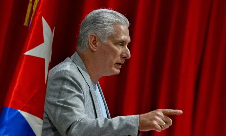 Cuba’s president warns US against attacking island or trying to depose him