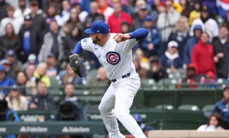 Cubs reliever Caleb Thielbar has key error, but why was Matt Shaw playing first base?