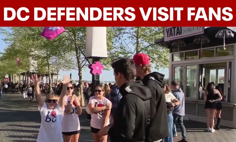 DC Defenders meet with fans ahead of first home game of the season