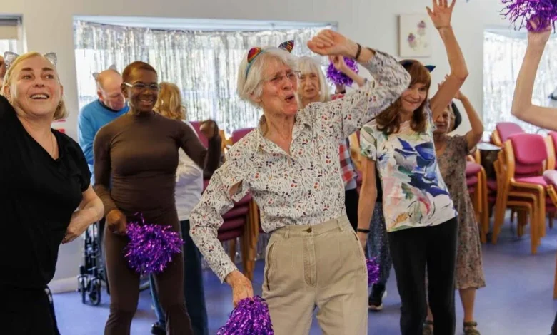 DJ’s ‘day rave’ rocks center for older people