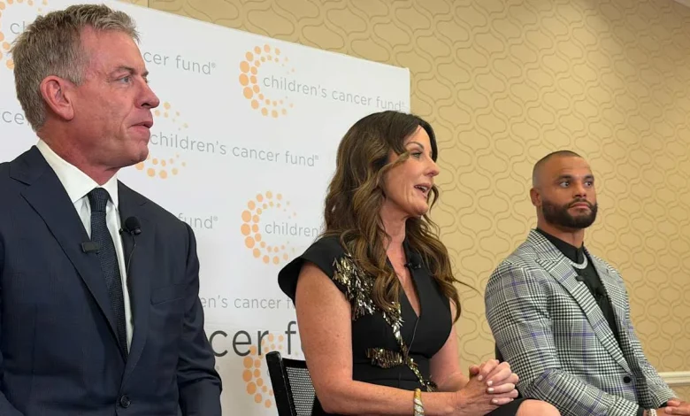 Dak Prescott, Troy Aikman share the stage for Children’s Cancer Fund Gala
