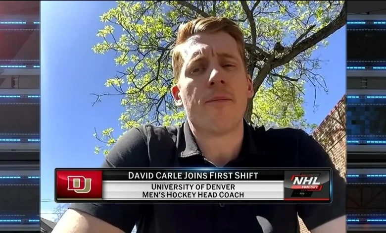 David Carle on the University of Denver Men's Hockey