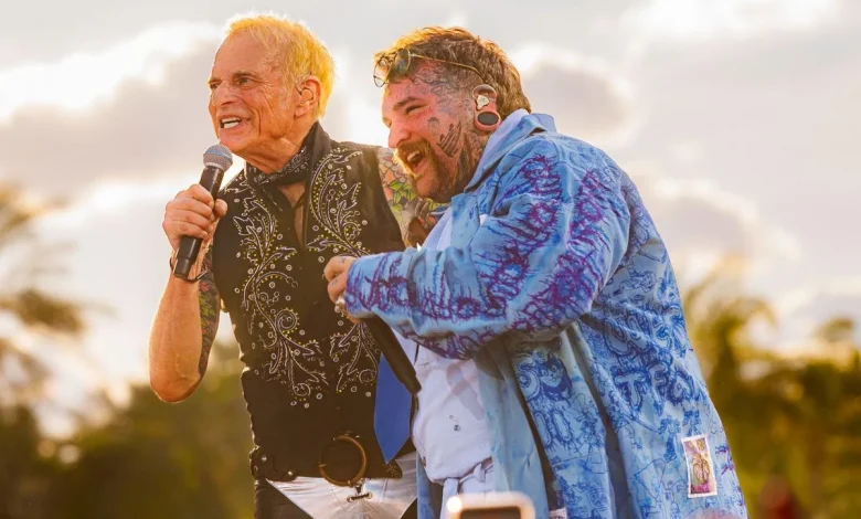 David Lee Roth Joins Teddy Swims to Perform 'Jump' at Coachella