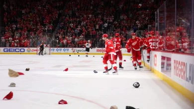 DeBrincat’s 40 goals, Seider’s 60 points headline Red Wings’ milestone night: 5 thoughts