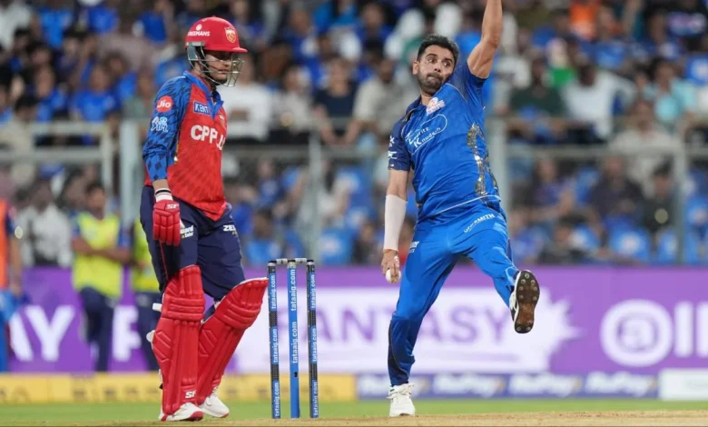 Deepak Chahar Creates Unwanted Bowling Record During MI's IPL 2026 Match Against PBKS