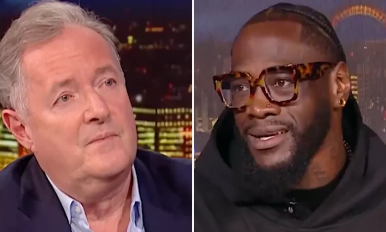 Deontay Wilder leaves Piers Morgan bewildered with X-rated story about how he became a dad