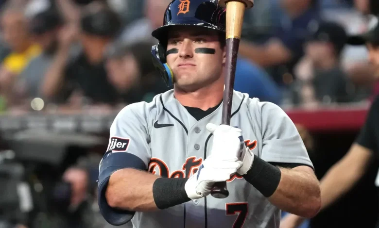 Detroit Tigers opener for the kids (Kevin McGonigle) and the aged (JV)