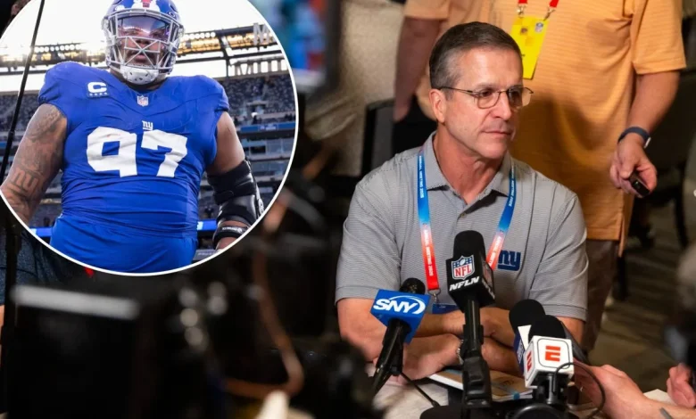 Dexter Lawrence gave John Harbaugh a franchise-shaking Giants crisis