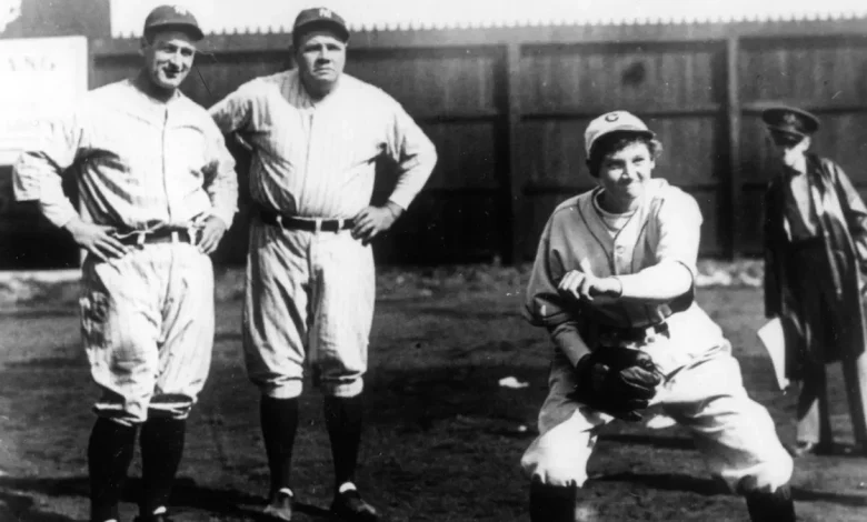 Did 17-year-old girl strike out Babe Ruth and Lou Gehrig?