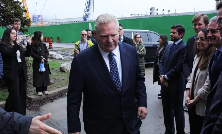 Doug Ford and Olivia Chow announce start of Ontario Line tunnelling