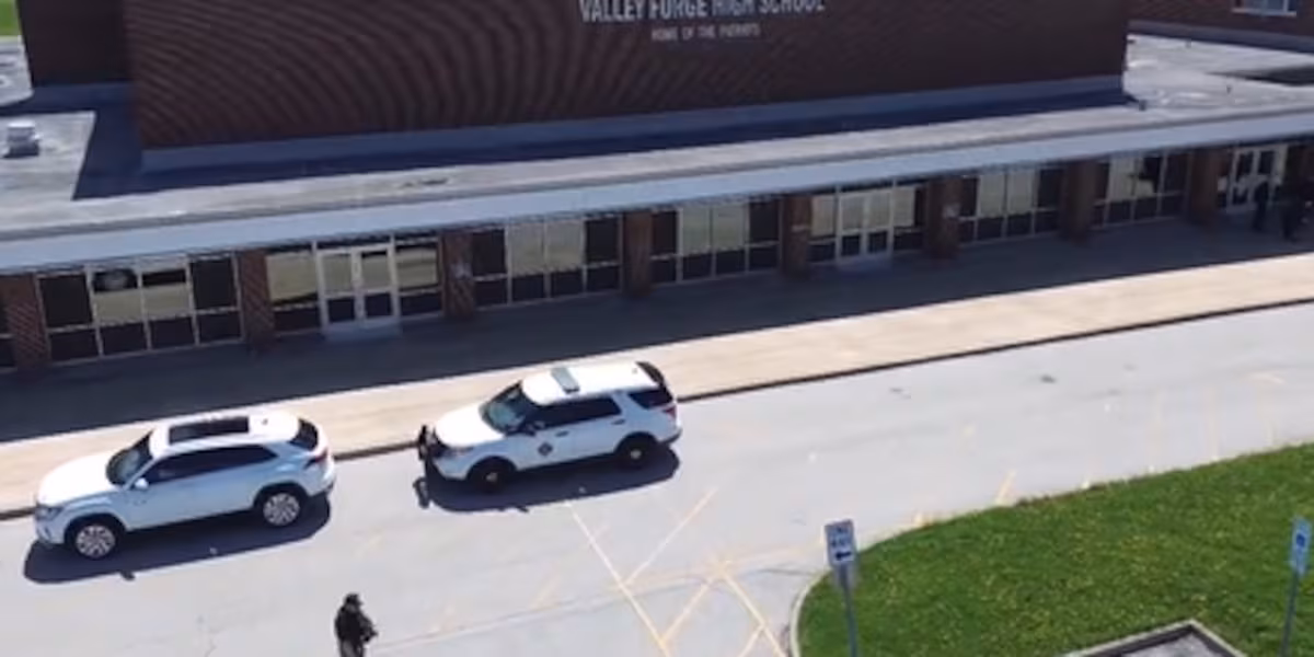 Dozens of first responders flood Valley Forge High School in Parma Heights