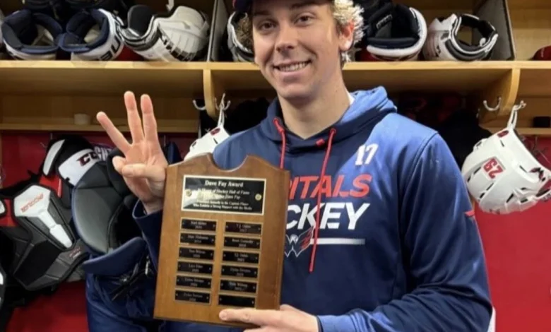 Dylan Strome Wins Team Record Third Dave Fay Media Award