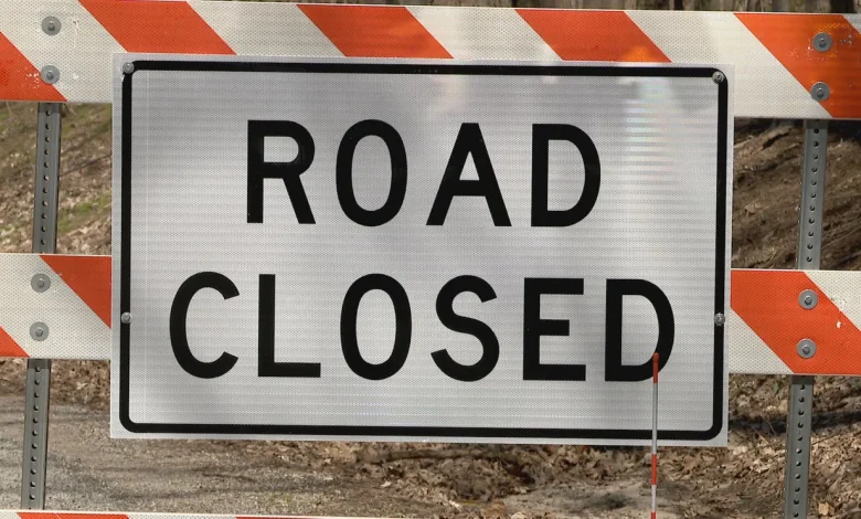 Edison Road closure extended due to recent weather until April 23