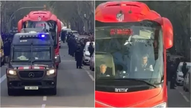 El Atlético, apedreado otra vez en el Camp Nou