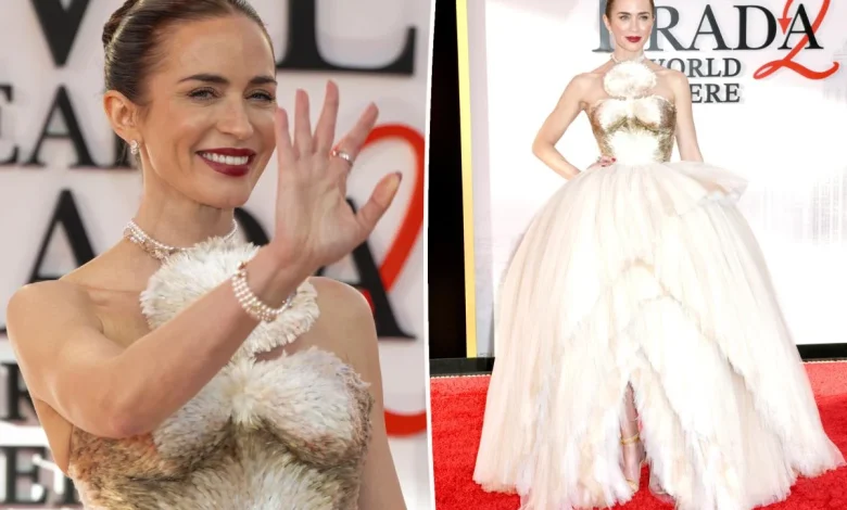 Emily Blunt's 'Devil Wears Prada 2' premiere hair look was inspired by a '90s icon
