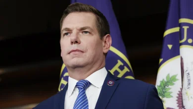 Eric Swalwell to resign from Congress : NPR
