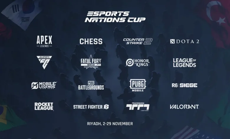 “Esports Nations Cup 2026”『スト6』『Apex』『LoL』『餓狼伝説CotW』など競技ラインナップ全16タイトル公開。日本も参戦する国家代表形式のグローバルeスポーツ大会