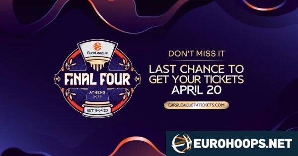 EuroLeague Final Four Athens Phase 4 ticket sales open Monday