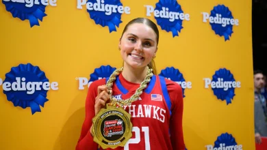 Evans wins women’s college 3-point contest, then beats men’s champion