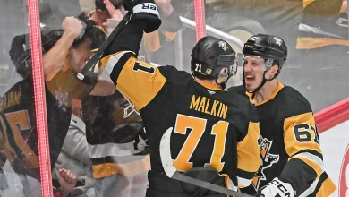 Evgeni Malkin's hat trick highlights milestone-filled Penguins rout of Panthers