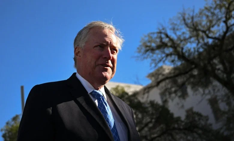 Ex-White House chief of staff Mark Meadows seeks reimbursement from DOJ for legal fees incurred in Trump-related probes