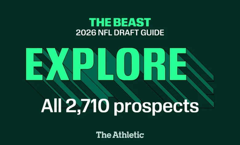 Explore over 2,700 NFL Draft prospects in The Beast 2026