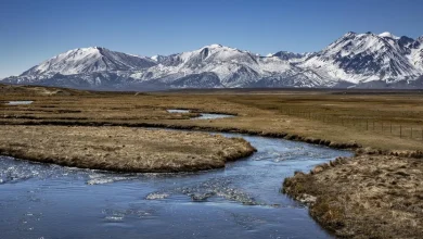 Extreme heats leaves California mountains in a snow drought