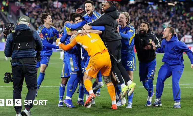 FA Cup semi-final draw: Leeds to play Chelsea and Manchester City face Southampton at Wembley