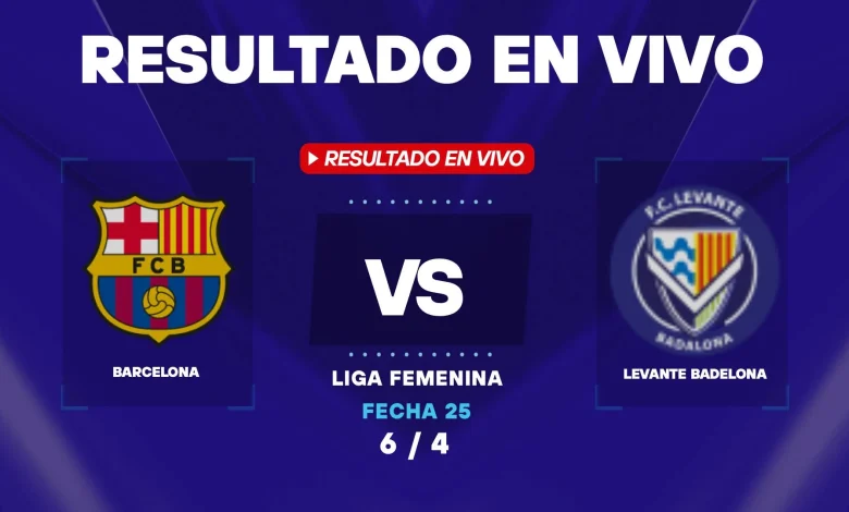 FC Barcelona vs Levante Badalona: resultado EN VIVO de la Liga F