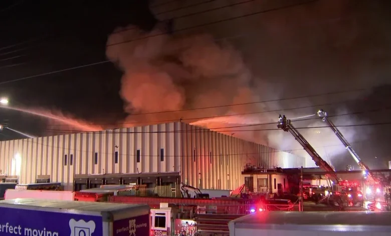 FDNY crews battle massive factory fire in Queens