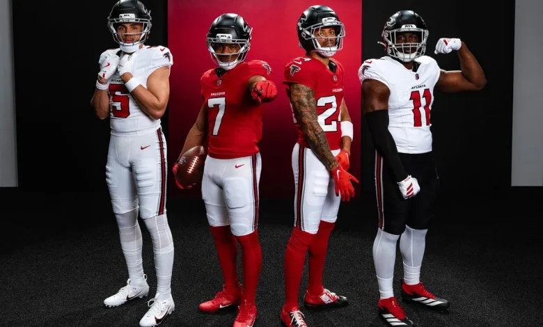 Falcons unveil new uniforms featuring red home jerseys