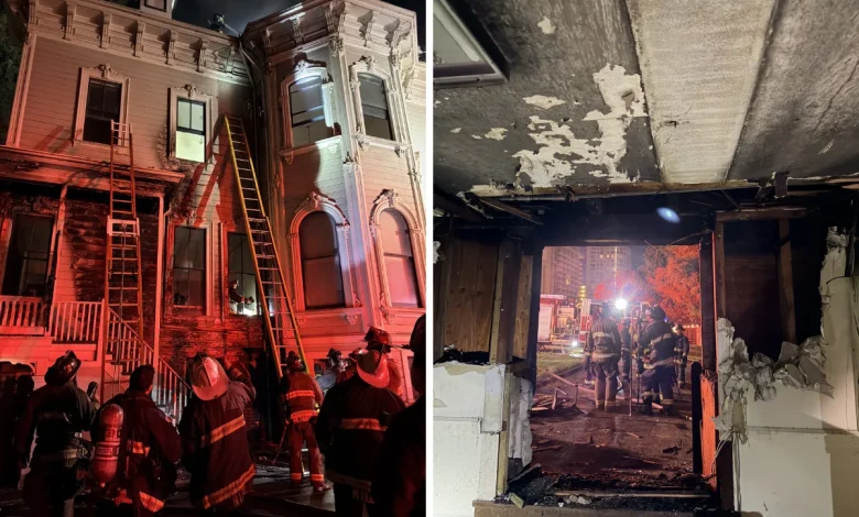 Fire seriously damages Oakland’s historic Camron-Stanford House