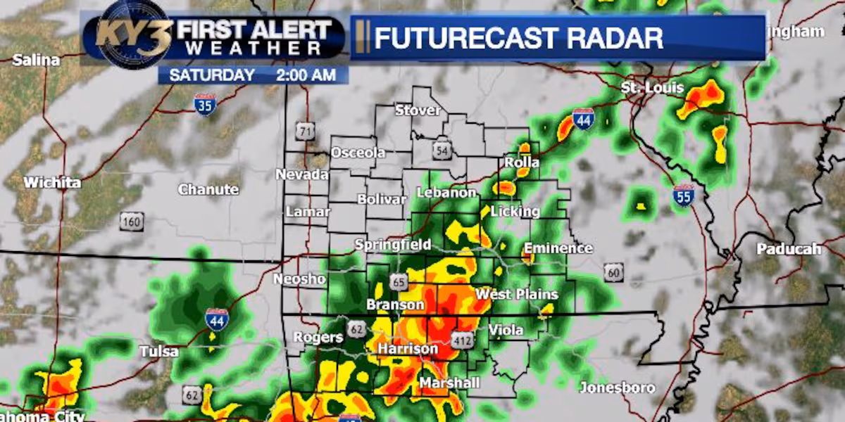 First Alert Weather Day: Severe Thunderstorm Watch issued for the Ozarks