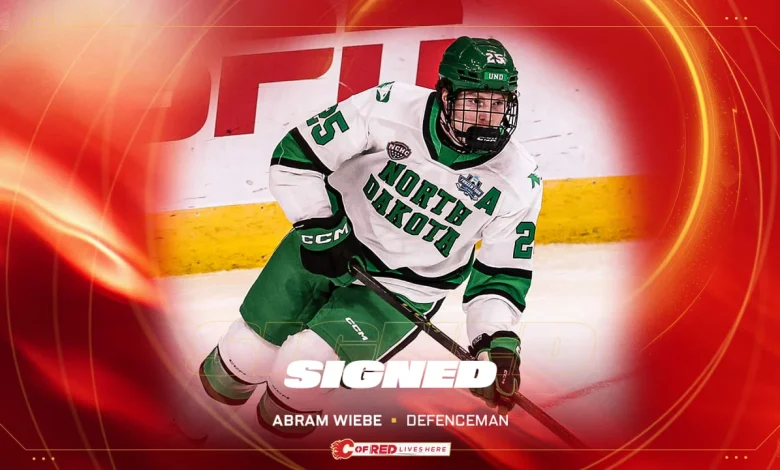 Flames Sign Abram Wiebe To Two-Year Contract