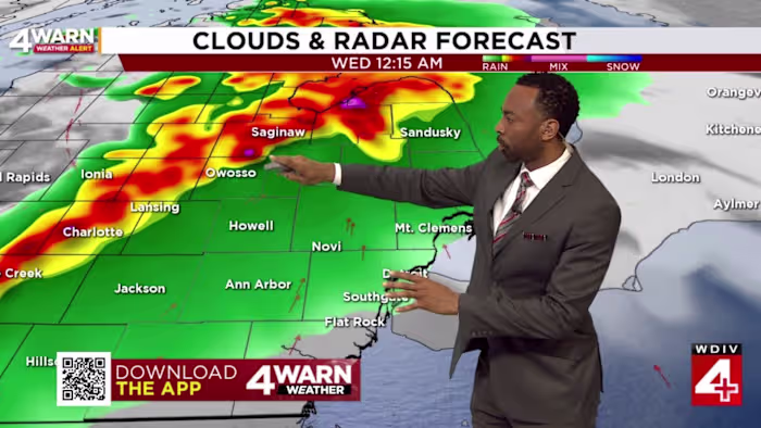 Flood Watch issued as strong storms, heavy rain threaten SE Michigan through Thursday