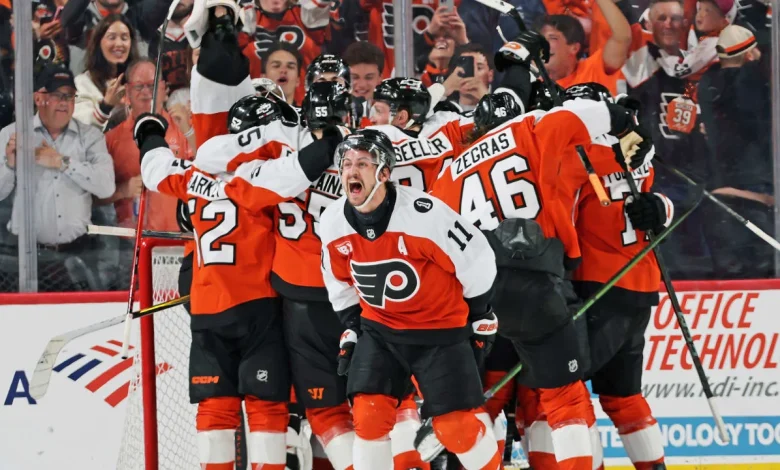 Flyers clinch playoff spot with shootout win against Hurricanes, who take East