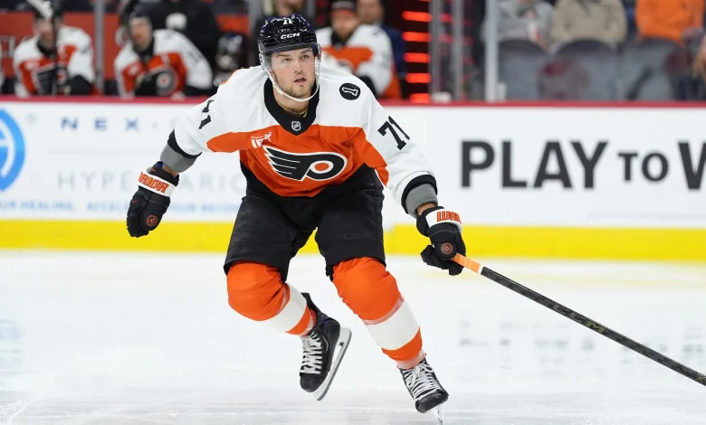 Flyers get unexpected boost as Tyson Foerster returns to lineup