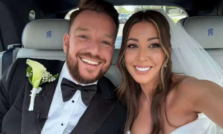 Former Premier League footballer celebrates wedding with Kent barn bash