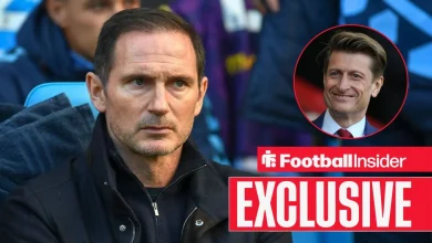 Frank Lampard to snub Crystal Palace move as Steve Parish ‘explores’ deal