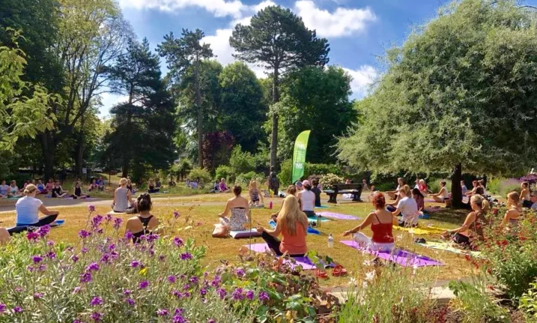 Free outdoor Park Yoga classes in Market Drayton