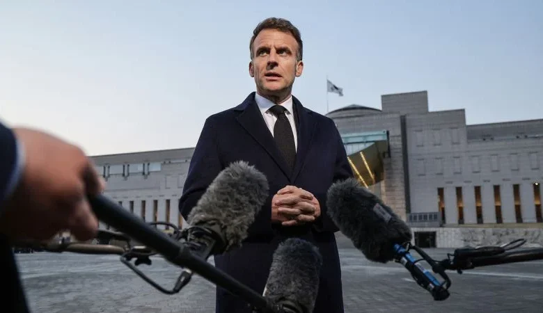 French president hits back after Trump mocks how his wife treats him