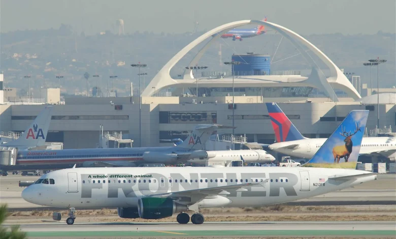 Frontier Pilot Slams On Brakes At LAX After Trucks Nearly Cause Catastrophic Collision