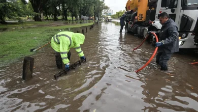 Fuertes lluvias y zonas anegadas en el AMBA: hay alerta amarilla y pronóstico de más agua hasta mañana
